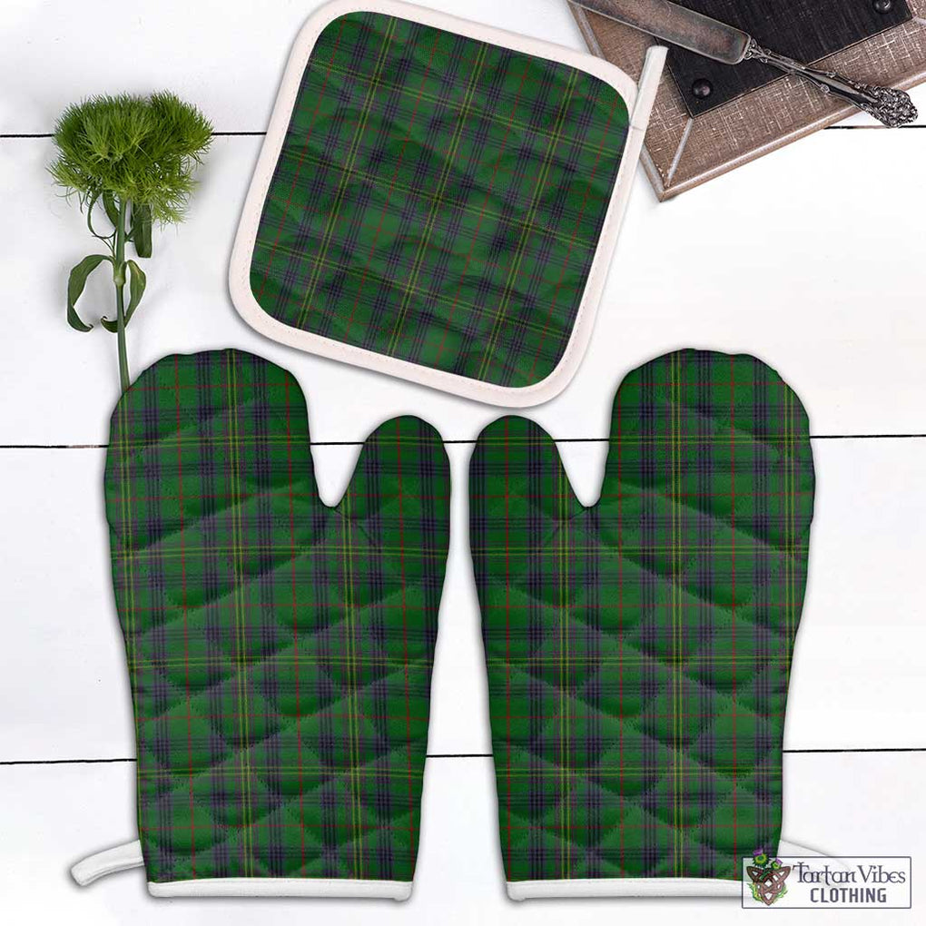 Kennedy Tartan Combo Oven Mitt & Pot-Holder Combo 1 Oven Mitt & 1 Pot-Holder White - Tartan Vibes Clothing