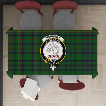 Kennedy Tartan Tablecloth with Family Crest