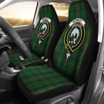 Kennedy Tartan Car Seat Cover with Family Crest