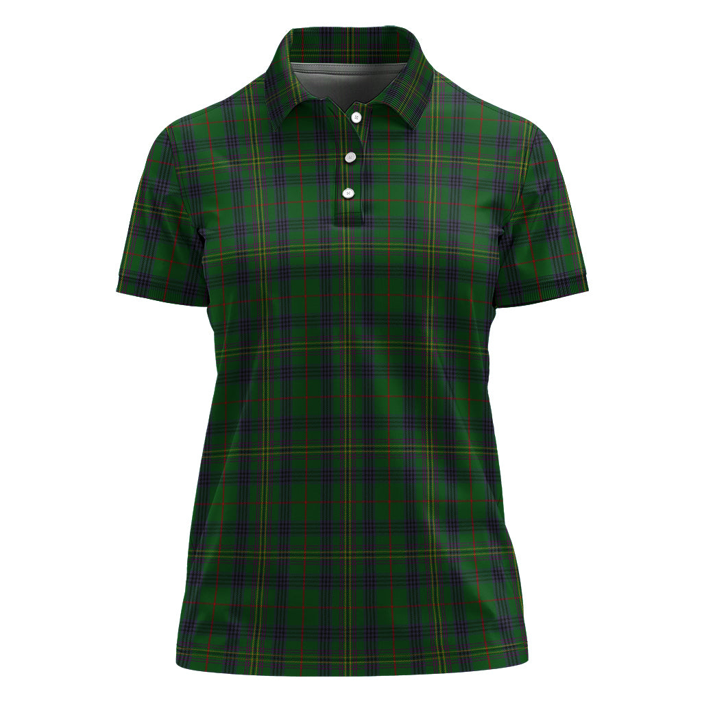 Kennedy Tartan Polo Shirt For Women - Tartan Vibes Clothing