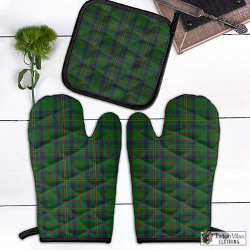 Kennedy Tartan Combo Oven Mitt & Pot-Holder Combo 1 Oven Mitt & 1 Pot-Holder Black - Tartan Vibes Clothing