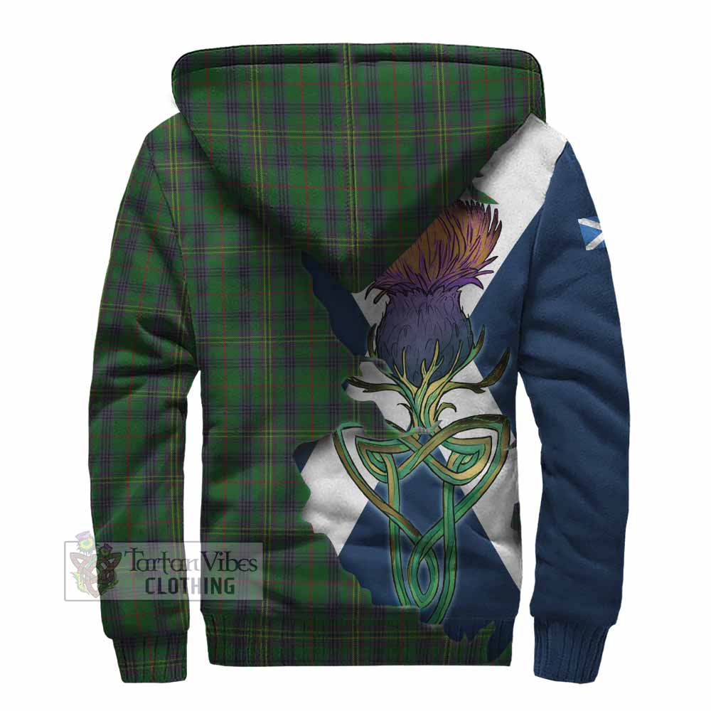 Kennedy Tartan Family Crest Sherpa Hoodie Scottish Thistle Celtic Inspired - Tartan Vibes Clothing