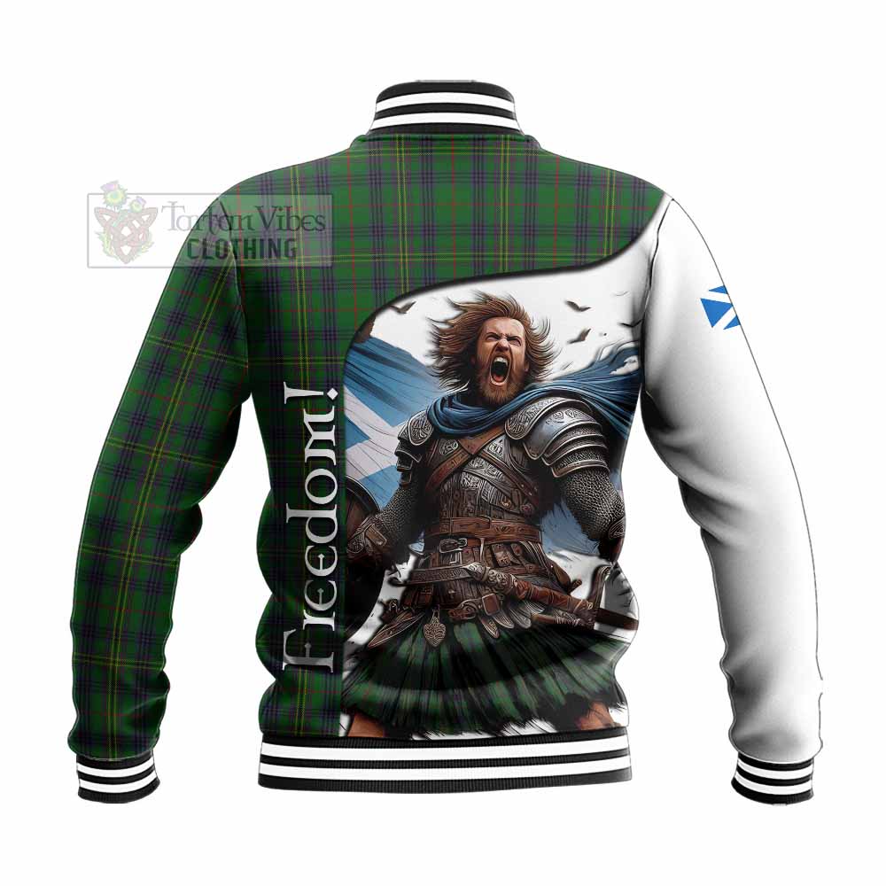 Kennedy Crest Tartan Baseball Jacket Inspired by the Freedom of Scottish Warrior - Tartan Vibes Clothing