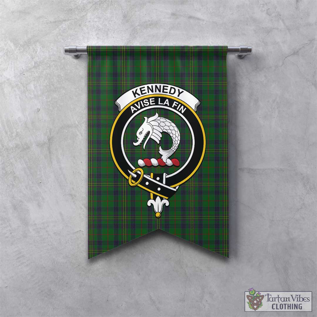 Kennedy Ancient Tartan Crest Blanket Wave Style