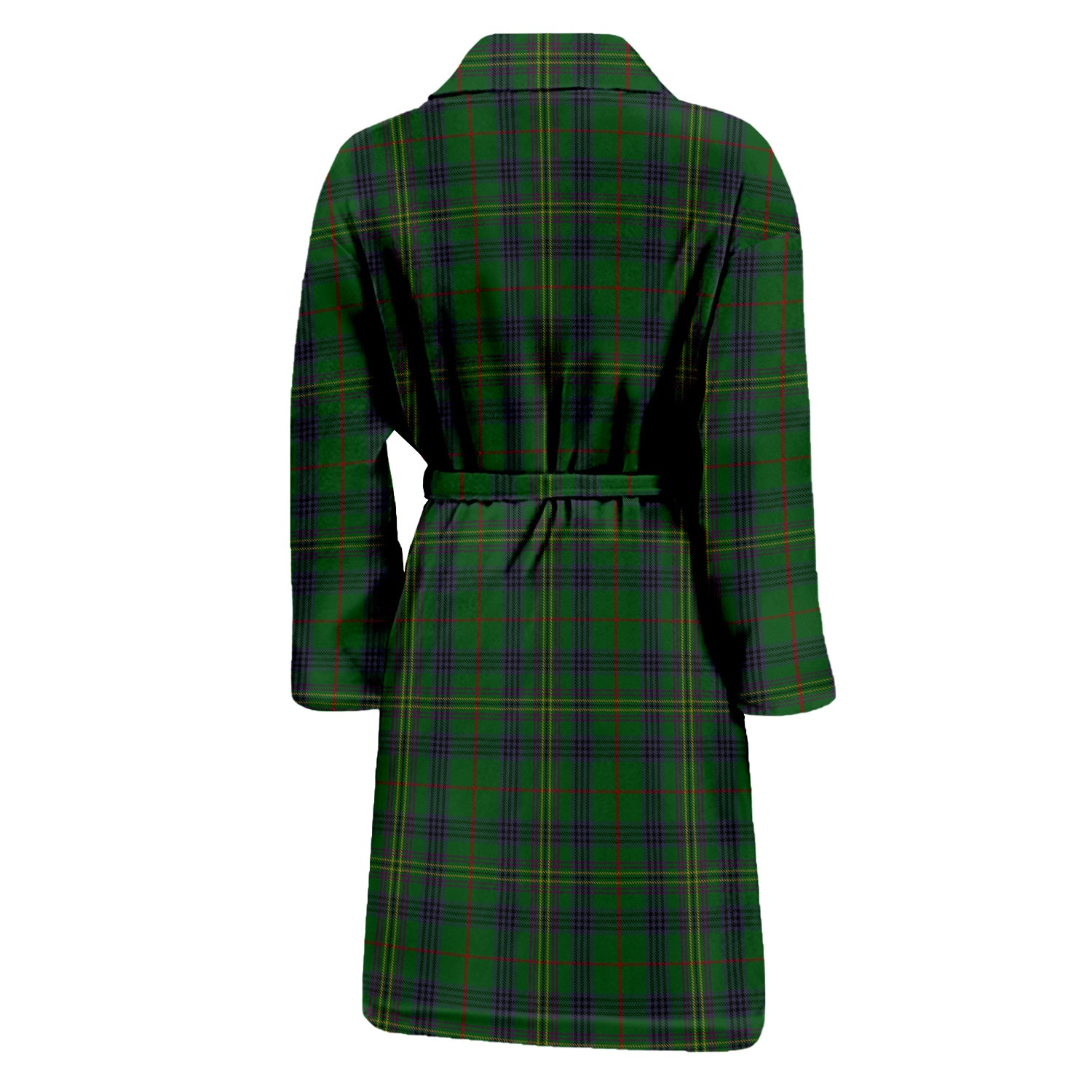 Kennedy Tartan Bathrobe with Family Crest - Tartan Vibes Clothing