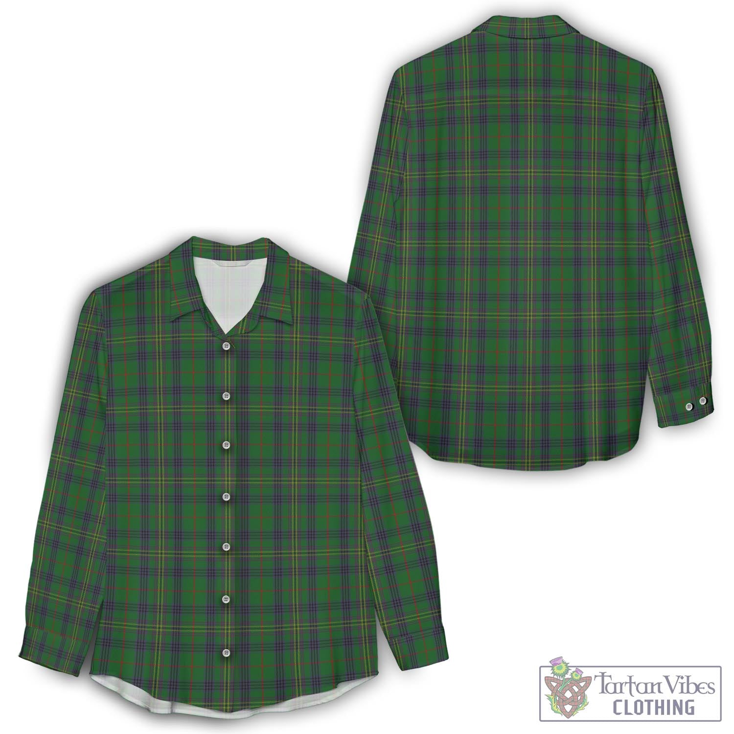 Kennedy Tartan Womens Casual Shirt