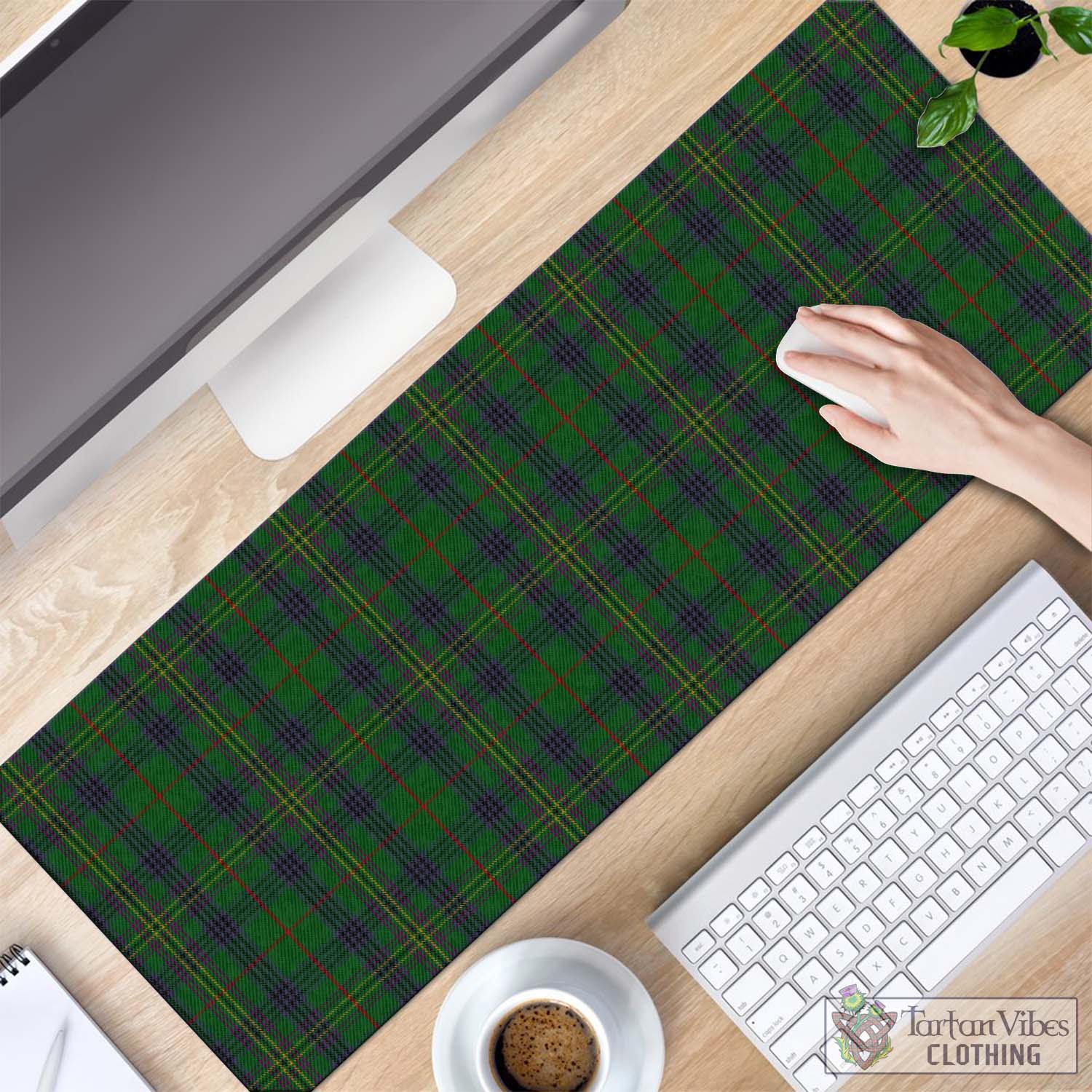 Tartan Vibes Clothing Kennedy Tartan Mouse Pad