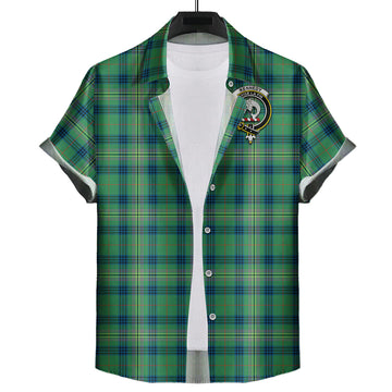 kennedy-ancient-tartan-short-sleeve-button-down-shirt-with-family-crest