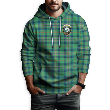 Kennedy Ancient Tartan Hoodie with Family Crest
