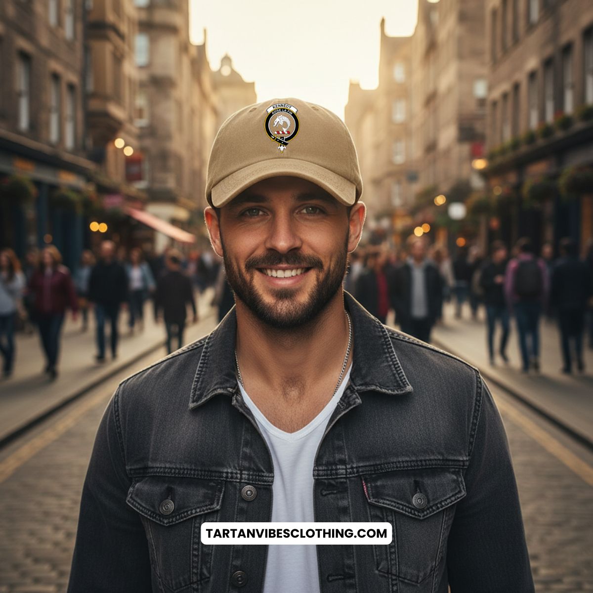 Kennedy Family Crest Denim Classic Cap