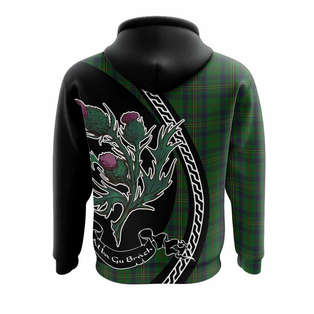 Kennedy Family Crest Tartan Hoodie Alba Thistle Inspired - Tartan Vibes Clothing