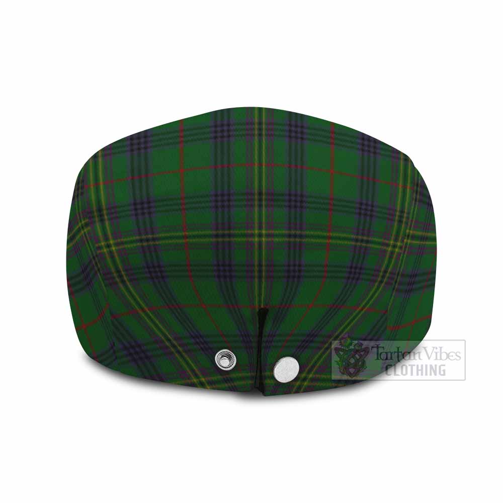 Kennedy Family Crest Tartan Jeff Cap, Tartan Flat Cap
