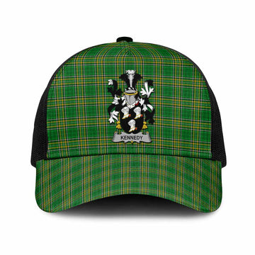 Kennedy Irish Coat of Arms Tartan Mesh Trucker Cap
