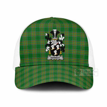 Kennedy Irish Coat of Arms Tartan Mesh Trucker Cap