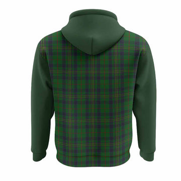 Kennedy Tartan Accent Hoodie with Family Crest