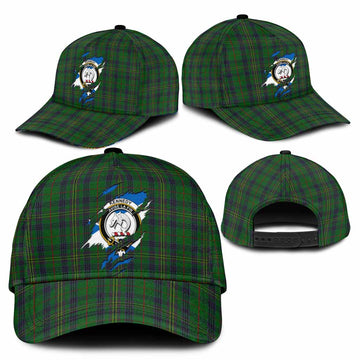 Kennedy Tartan Classic Cap with Family Crest In Me Style