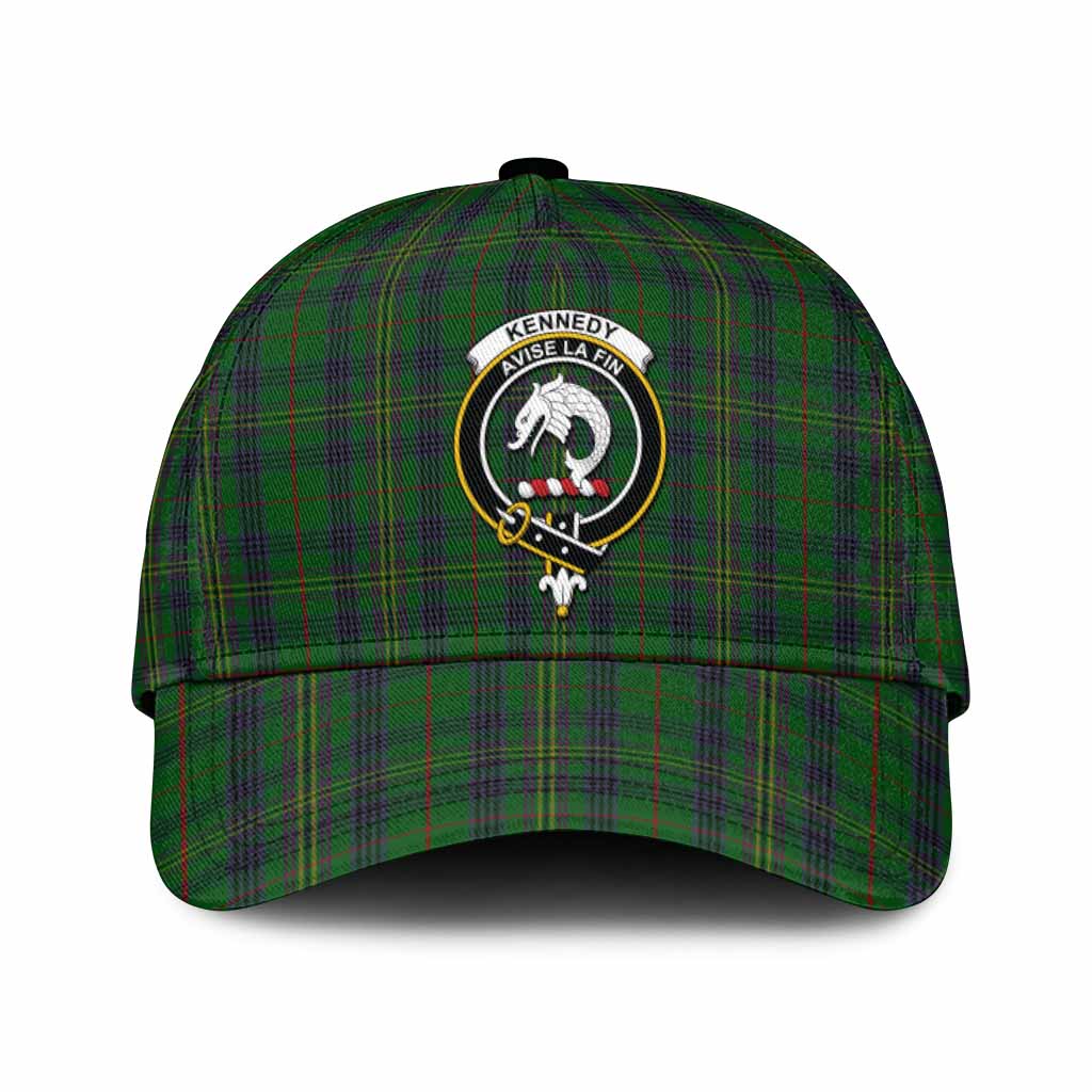 Kennedy Tartan Classic Cap with Family Crest
