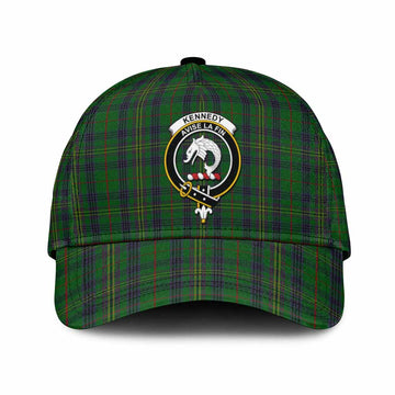 Kennedy Tartan Classic Cap with Family Crest