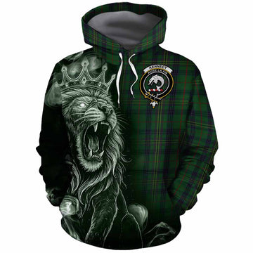 Kennedy Tartan Cotton Hoodie Roaring Lion Heritage