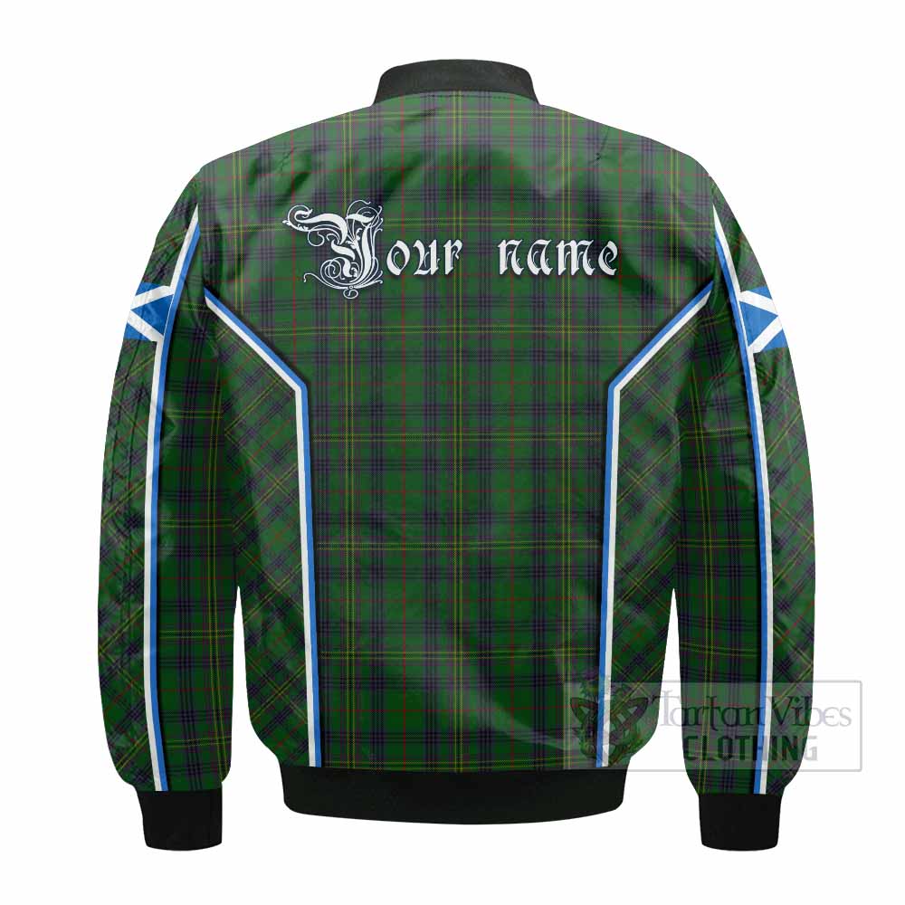 Kennedy Tartan Crest Bomber Jacket Scotland Coat of Arm Flag Style - Tartan Vibes Clothing