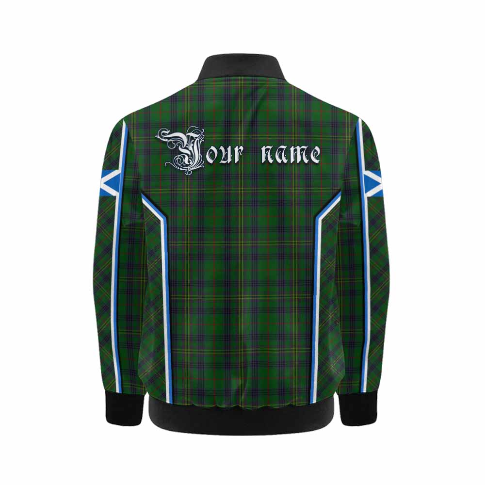 Kennedy Tartan Crest Kid Bomber Jacket Scotland Coat of Arm Flag Style - Tartan Vibes Clothing