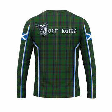 Kennedy Tartan Crest Long Sleeve T-Shirt Scotland Coat of Arm Flag Style - Tartan Vibes Clothing