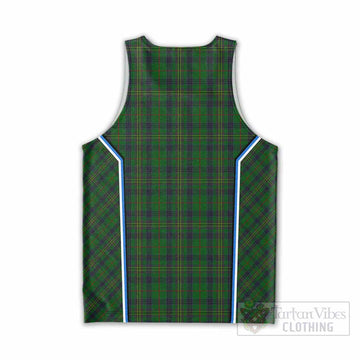 Kennedy Tartan Crest Men Tank Top Scotland Coat of Arm Flag Style