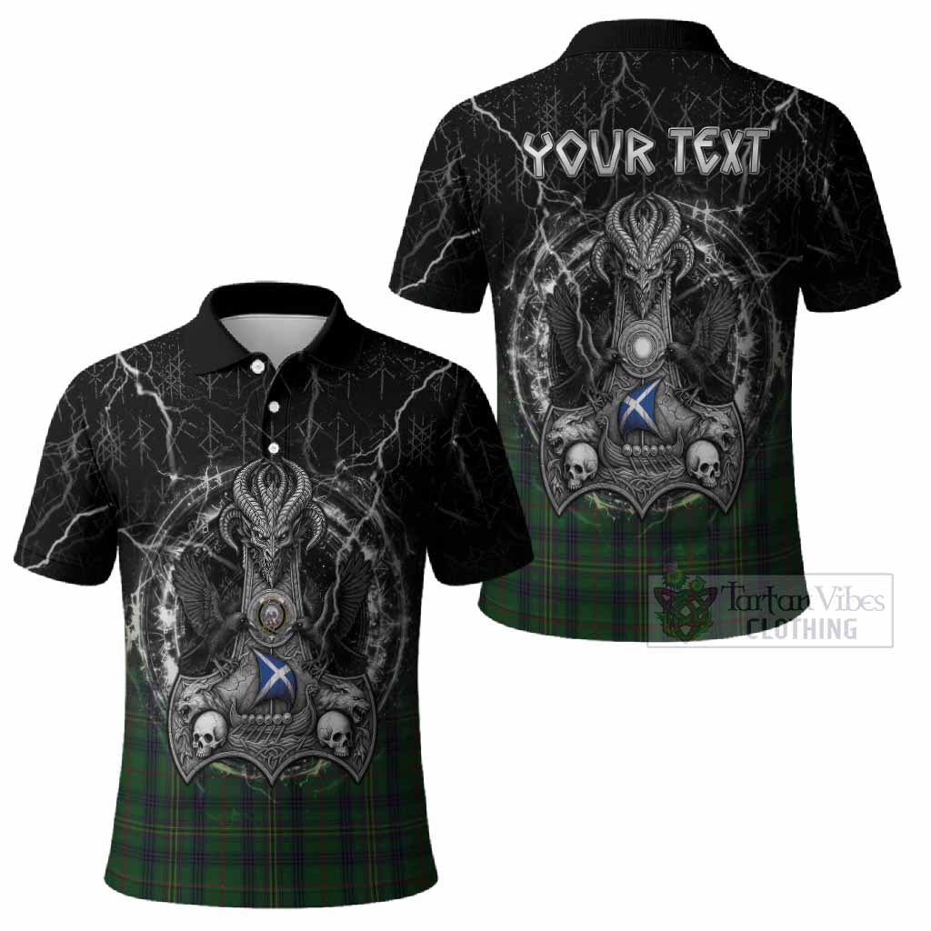 Kennedy Tartan Crest Polo Shirt Celtic Odin's Raven Legacy