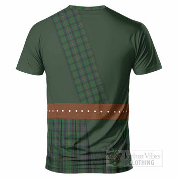 Kennedy Tartan Crest T-Shirt Kilt Costume Style