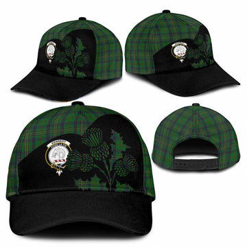 Kennedy Tartan Family Crest Classic Cap Scotland Thistle Floral Flag Style
