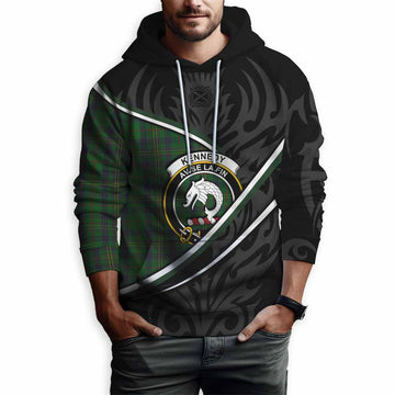 Kennedy Tartan Family Crest Hoodie Celtic Scottish Thistle Floral - Tartan Vibes Clothing