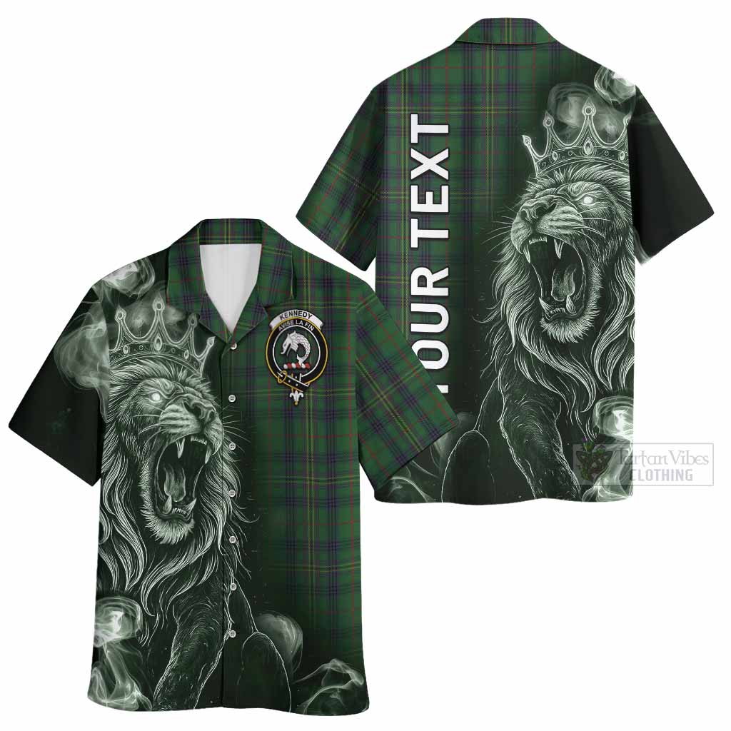 Kennedy Tartan Hawaiian Shirt Roaring Lion Heritage