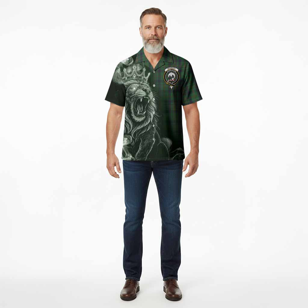 Kennedy Tartan Hawaiian Shirt Roaring Lion Heritage