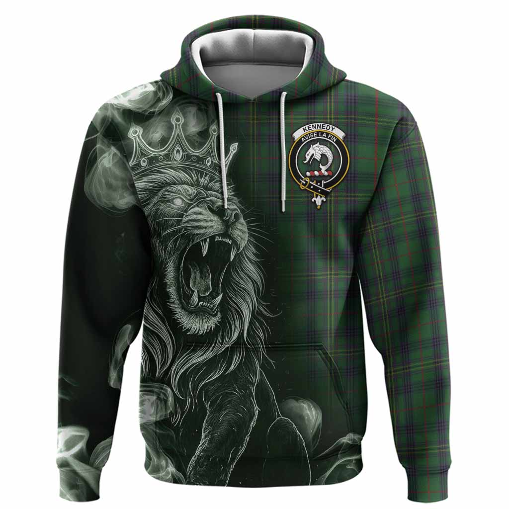 Kennedy Tartan Hoodie Roaring Lion Heritage