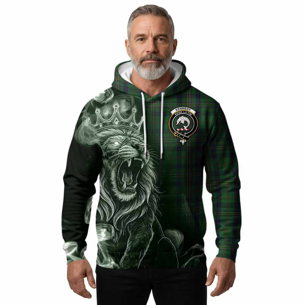 Kennedy Tartan Hoodie Roaring Lion Heritage
