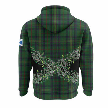 Kennedy Tartan Hoodie Thistle Scottish Spirit