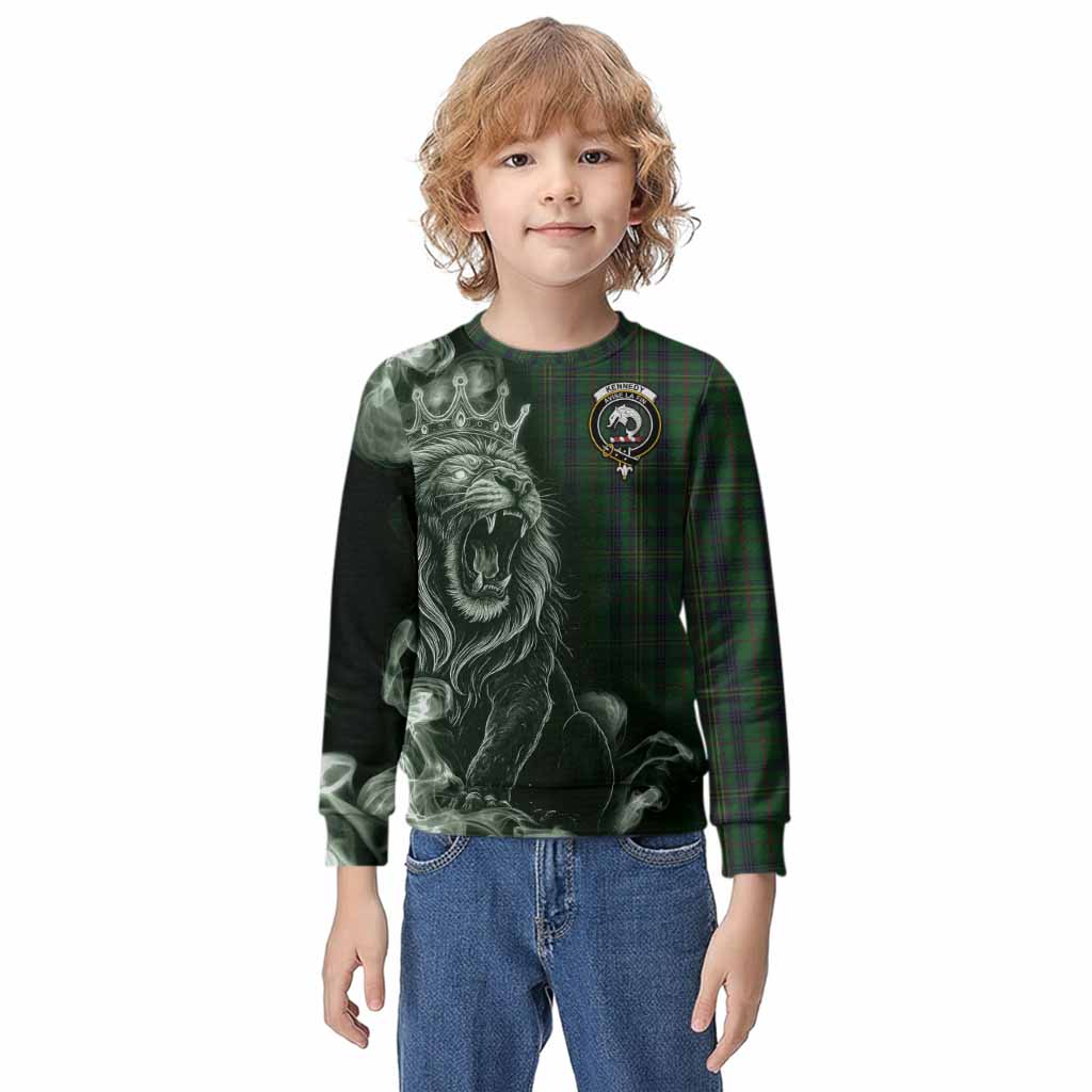 Kennedy Tartan Kid Knitted Sweatshirt Roaring Lion Heritage