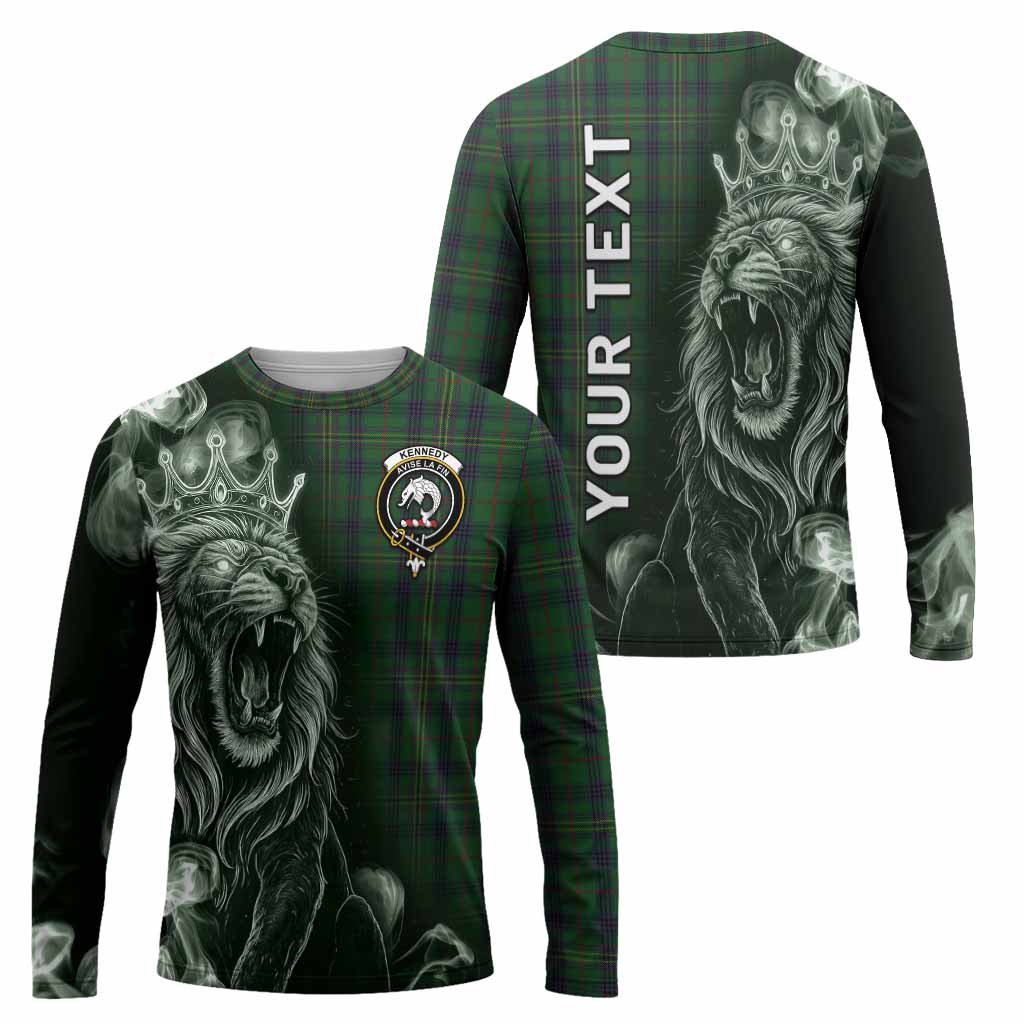 Kennedy Tartan Long Sleeve T-Shirt Roaring Lion Heritage