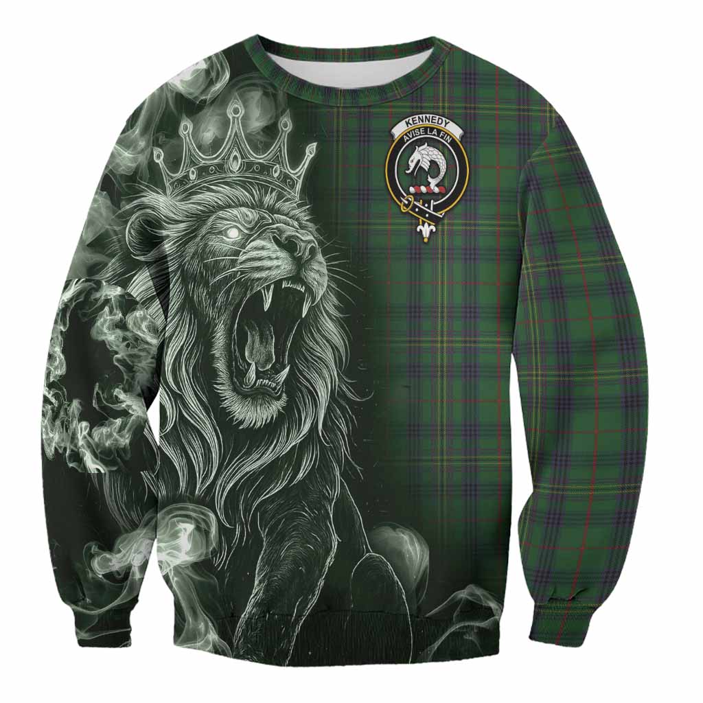 Kennedy Tartan Sweatshirt Roaring Lion Heritage