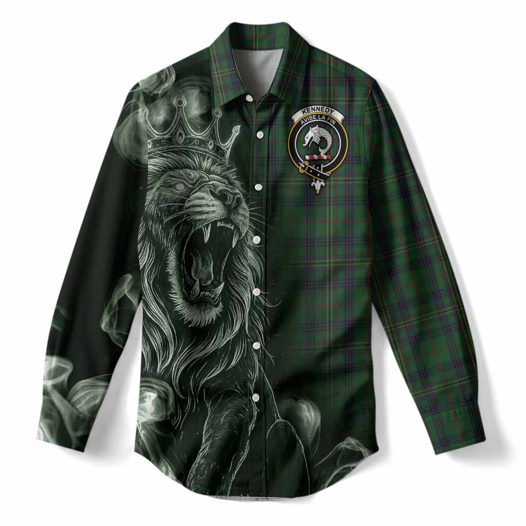Kennedy Tartan Women Casual Shirt Roaring Lion Heritage
