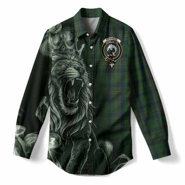 Kennedy Tartan Women Casual Shirt Roaring Lion Heritage