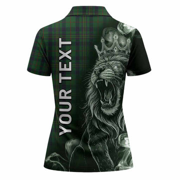 Kennedy Tartan Women Polo Shirt Roaring Lion Heritage