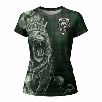 Kennedy Tartan Women T shirt Roaring Lion Heritage