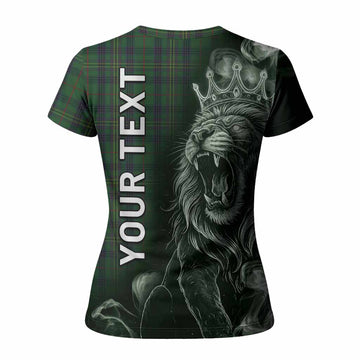 Kennedy Tartan Women T shirt Roaring Lion Heritage