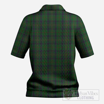 Kennedy Tartan Women’s Polo Sweater Top