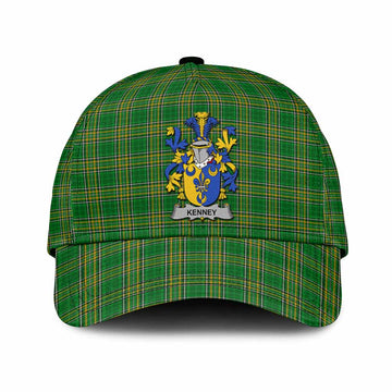 Kenney Irish Clan Tartan Classic Cap with Coat of Arms