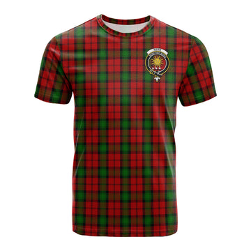 Kerr Tartan T-Shirt with Family Crest
