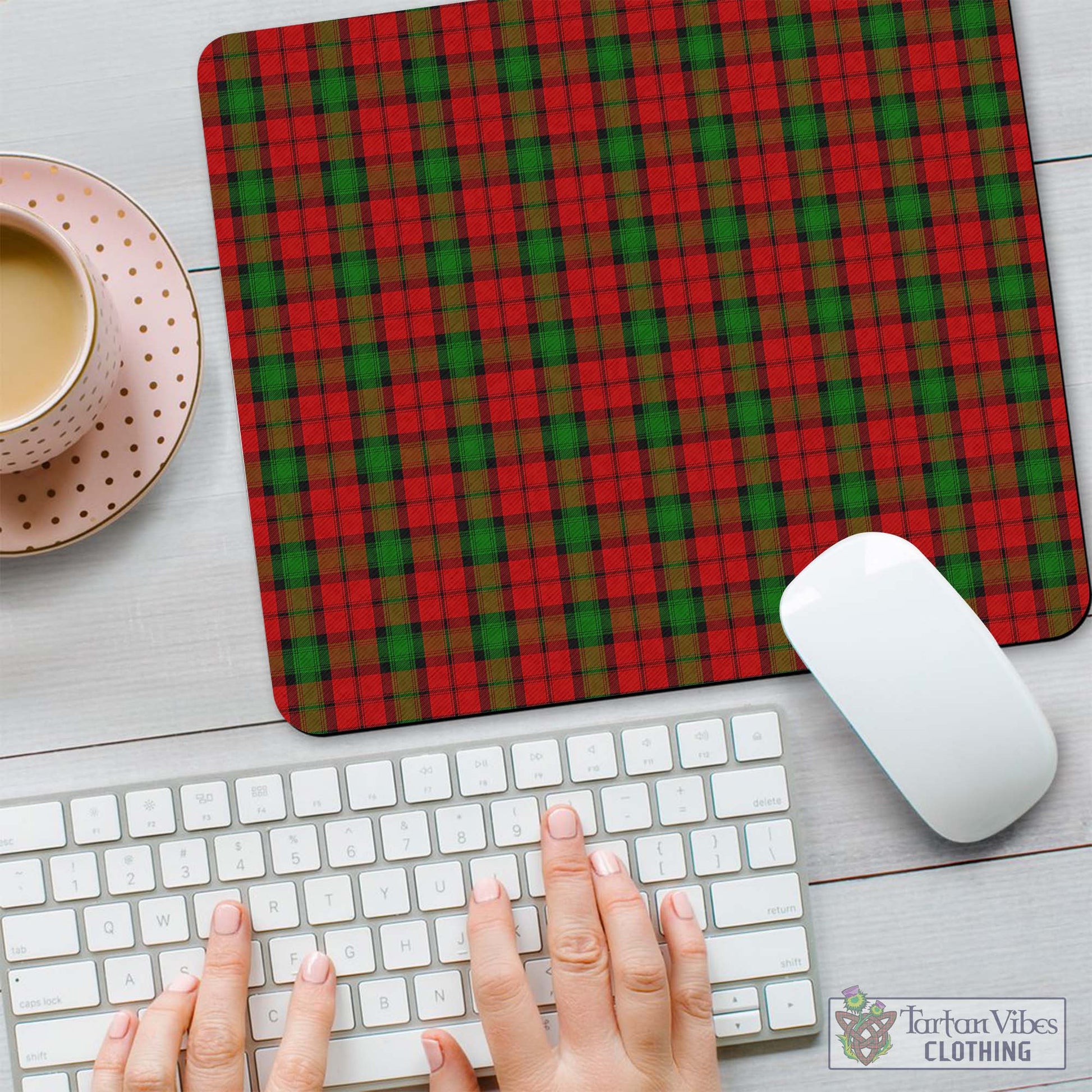 Tartan Vibes Clothing Kerr Tartan Mouse Pad