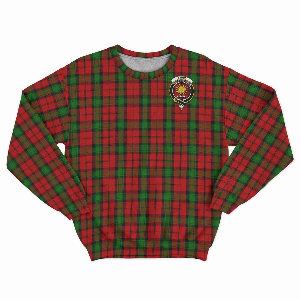 Kerr Tartan Sweatshirt with Family Crest - Tartan Vibes Clothing
