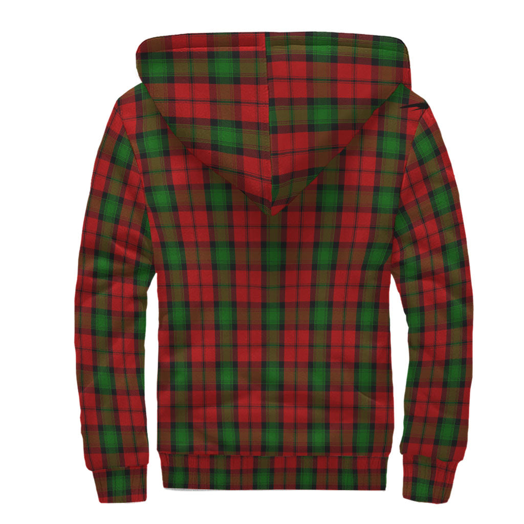 Kerr Tartan Sherpa Hoodie with Family Crest - Tartan Vibes Clothing